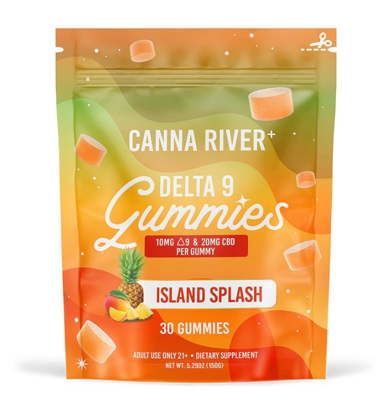 DELTA 9 THC GUMMIES WITH CBD – ISLAND SPLASH – CANNA RIVER